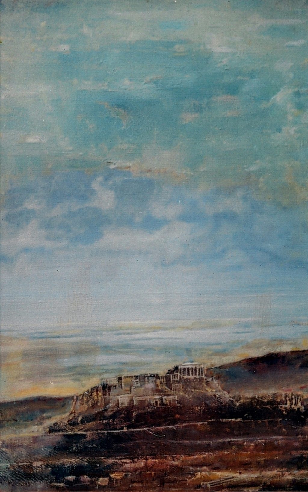 ACROPOLIS, Oil on canvas, by Nikos Stratakis