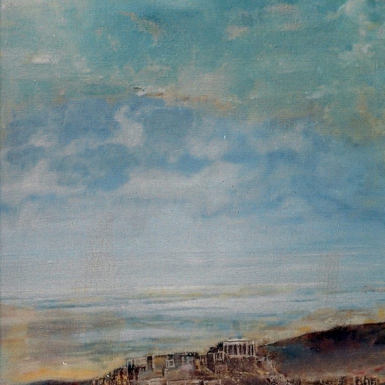 ACROPOLIS, Oil on canvas, by Nikos Stratakis