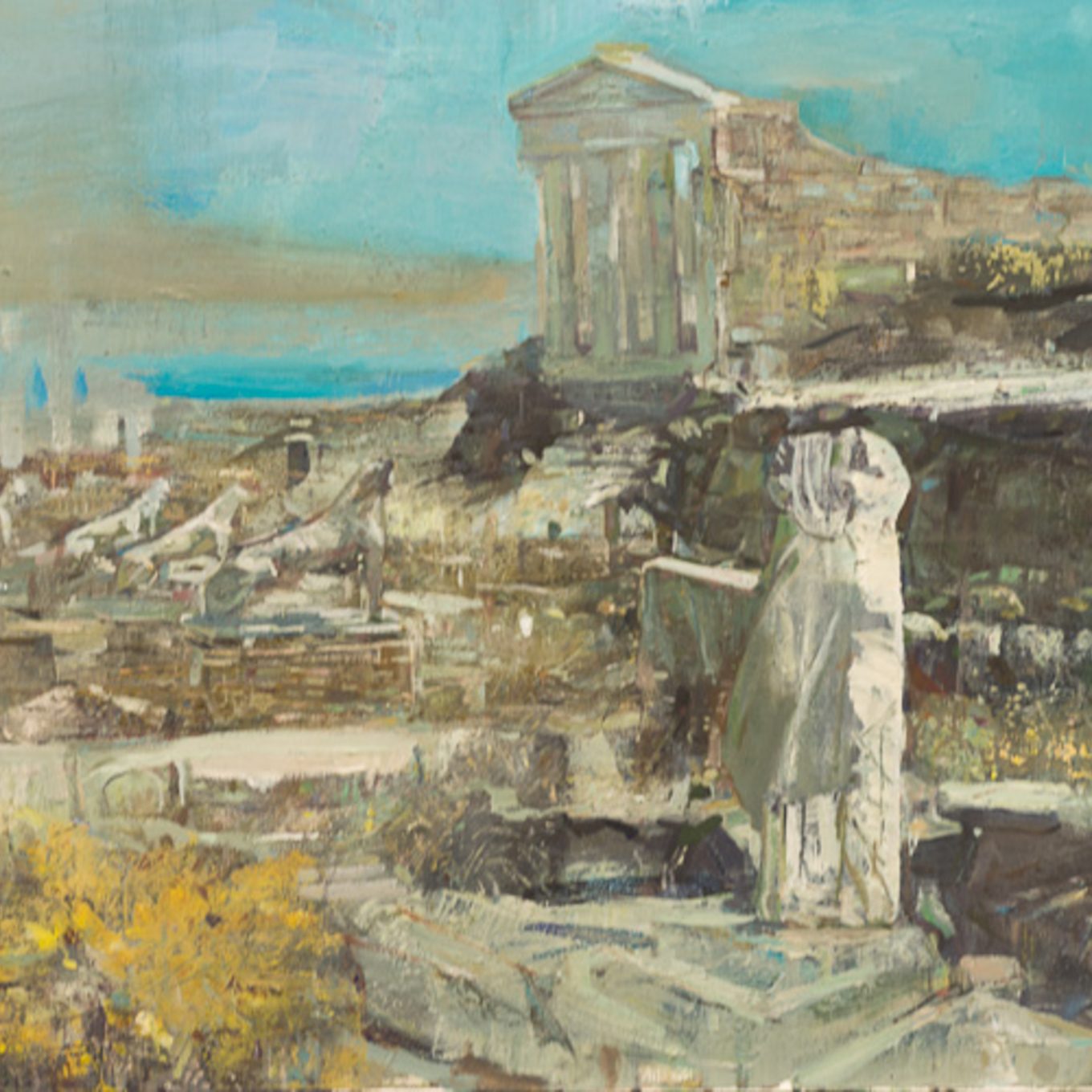 DELOS, Oil on canvas, by Nikos Stratakis