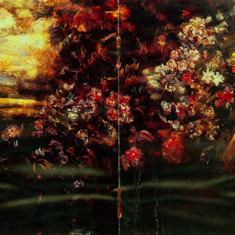 FLORA Oil on canvas 110X220 1992 by Nikos Stratakis