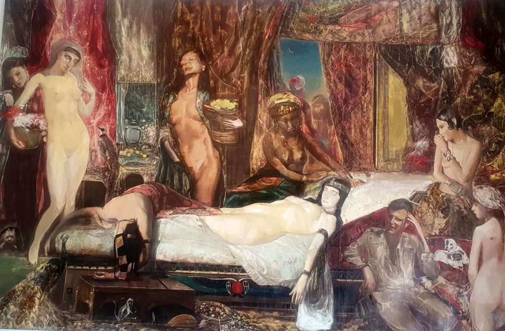 HAREM Oil on canvas 250X300 2008 by Nikos Stratakis