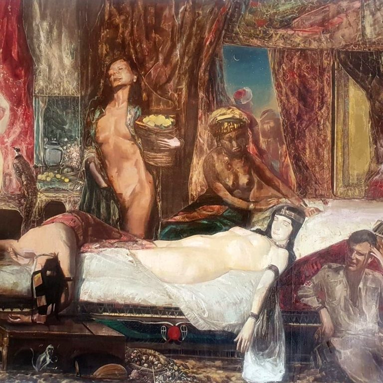 HAREM Oil on canvas 250X300 2008 by Nikos Stratakis