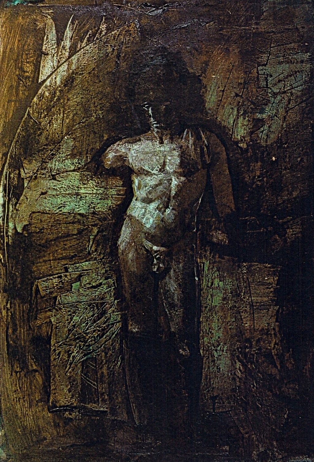 HERMES Oil on canvas 70x100 1993 by Nikos Stratakis