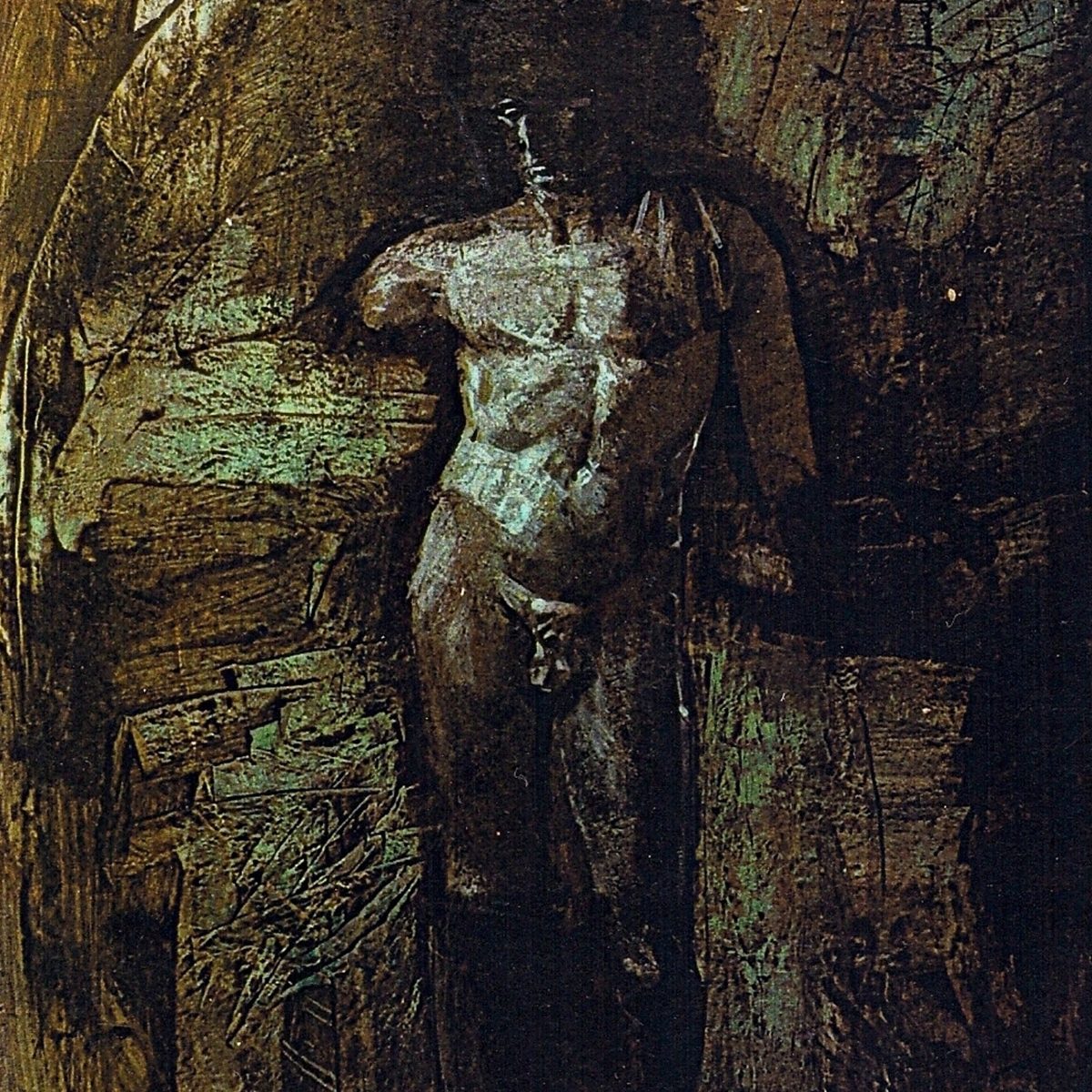 HERMES Oil on canvas 70x100 1993 by Nikos Stratakis