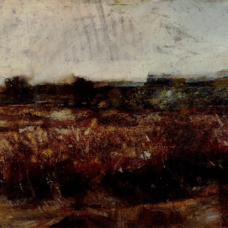 MESOGEA Oil on canvas 200X100 1994 by Nikos Stratakis