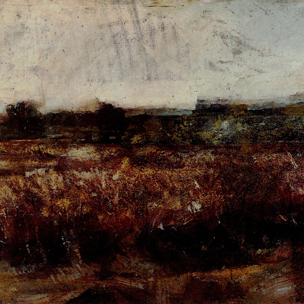 MESOGEA Oil on canvas 200X100 1994 by Nikos Stratakis