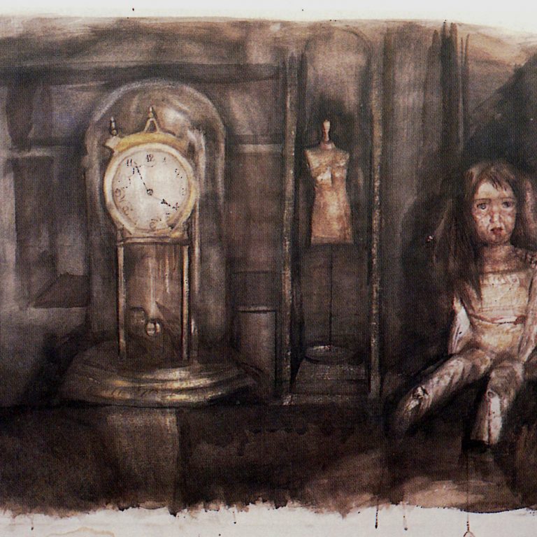 STILL LIFE, Watercolor 50X80 1989 by Nikos Stratakis