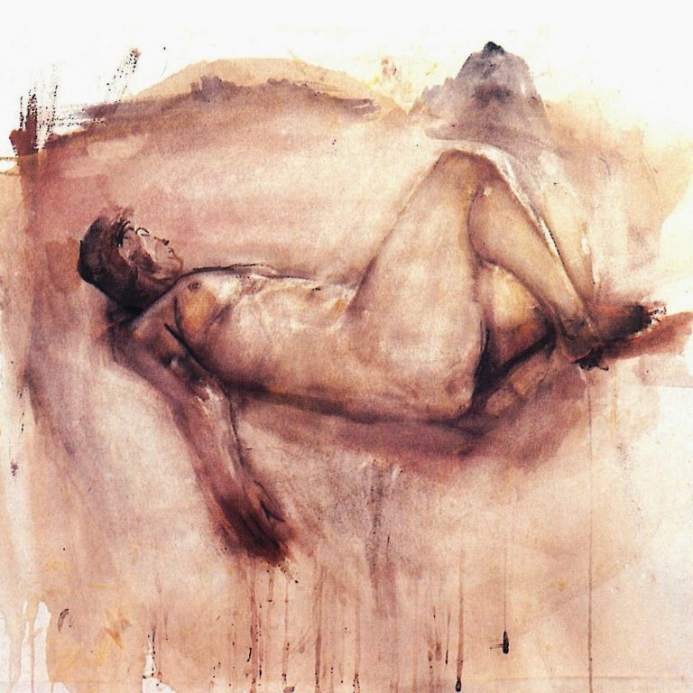 NUDE Watercolor 50x70 1989 by Nikos Stratakis
