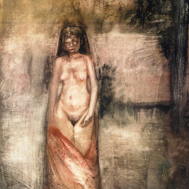 NUDE Watercolor 70x100 1990 by Nikos Stratakis