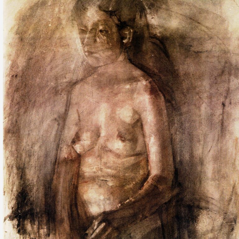 NUDE Watercolor 70x100 1994 by Nikos Stratakis