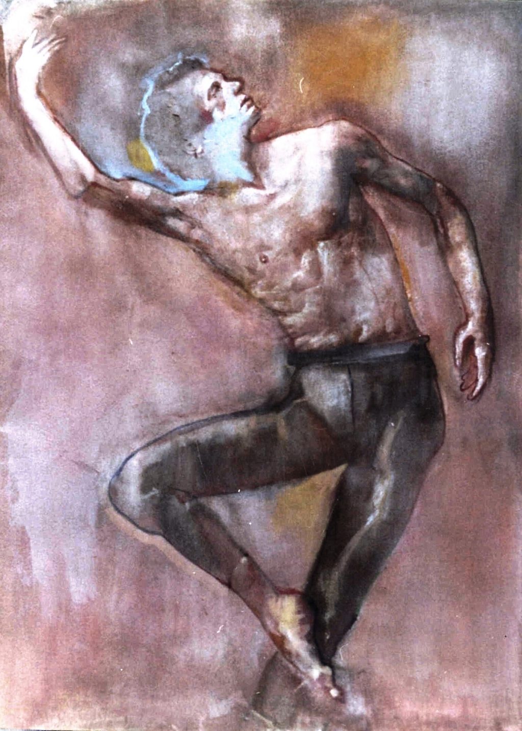 NUREYEF Watercolor 50x70 1996 by Nikos Stratakis