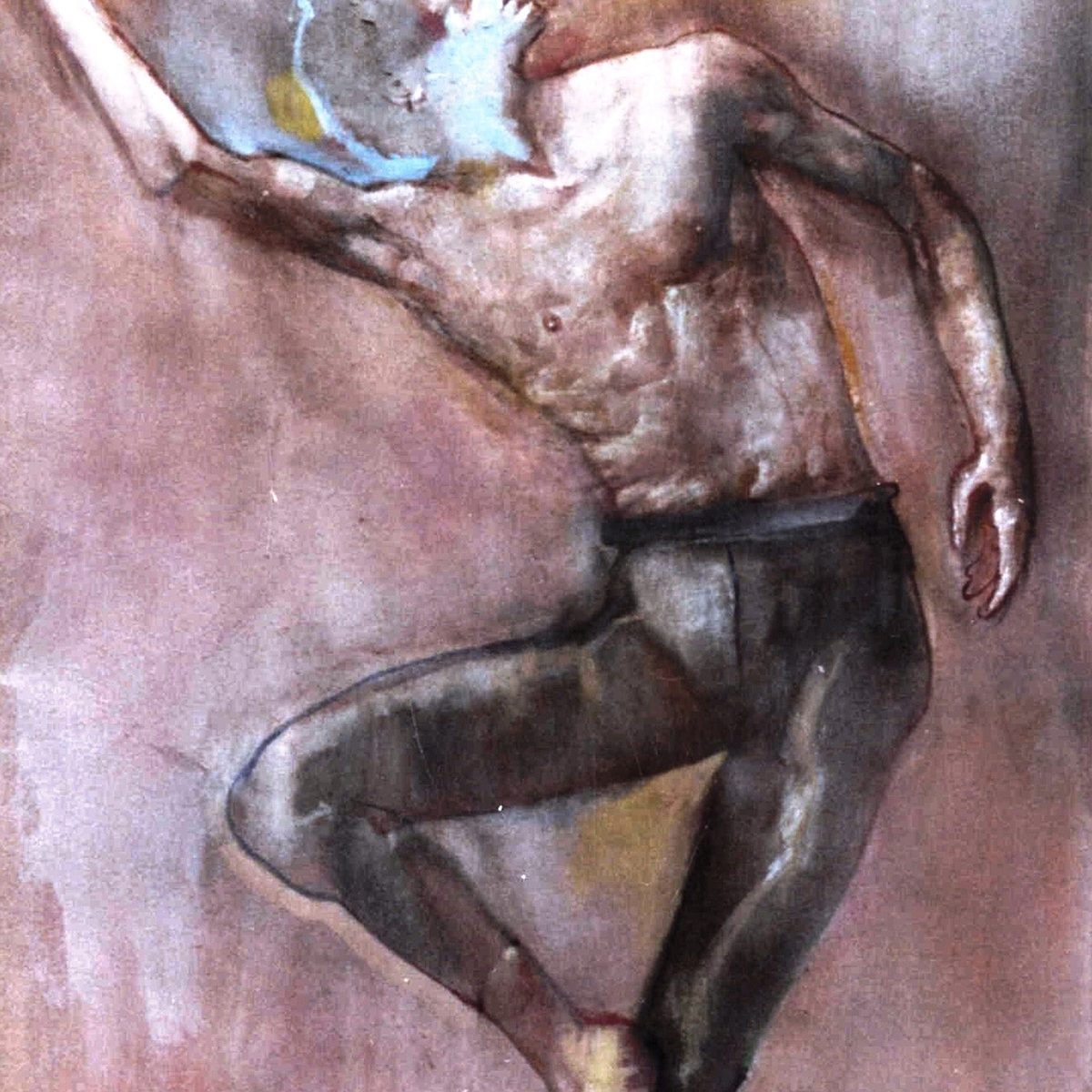 NUREYEF Watercolor 50x70 1996 by Nikos Stratakis