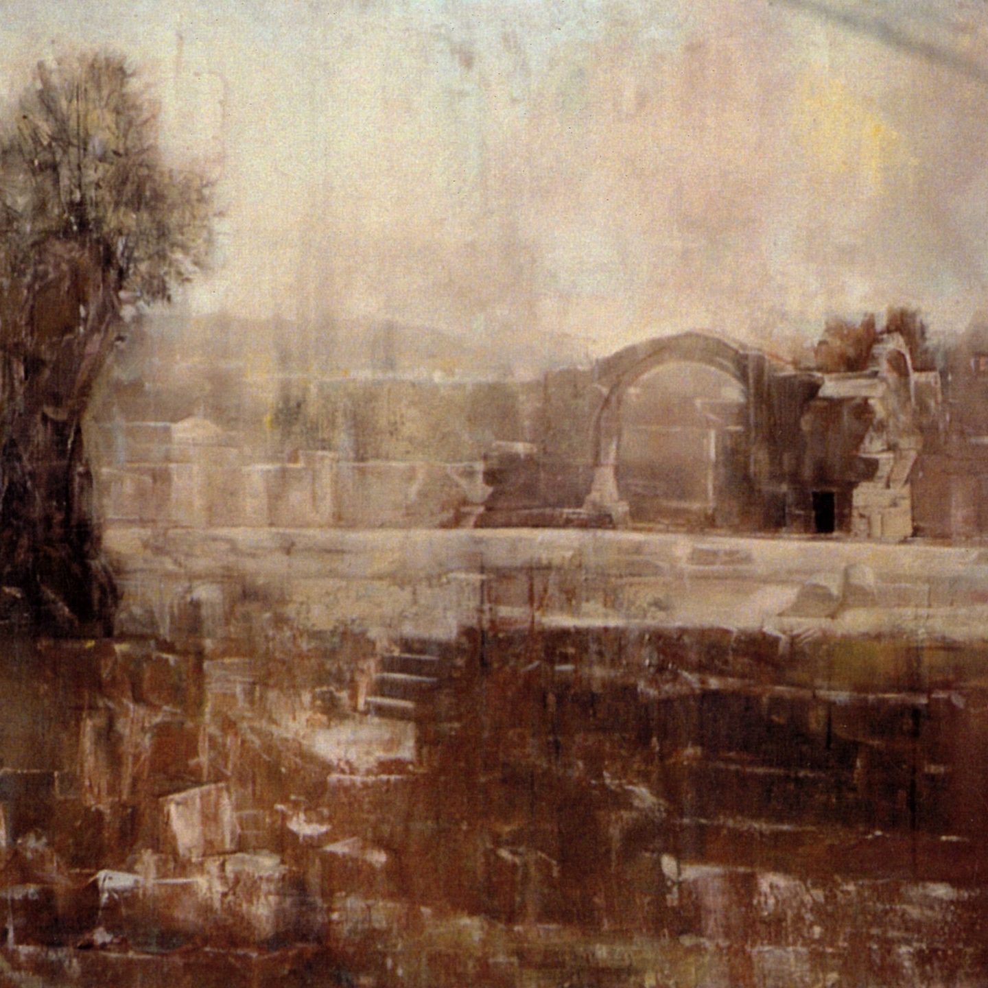 PAFOS, Oil on canvas, 170X150, 2000, by Nikos Stratakis