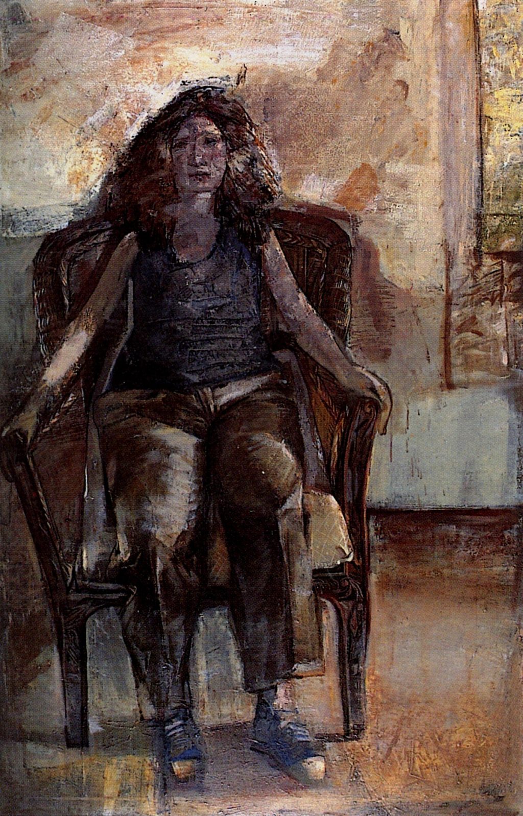 PORTRAIT Oil on canvas 150x100 1994 by Nikos Stratakis