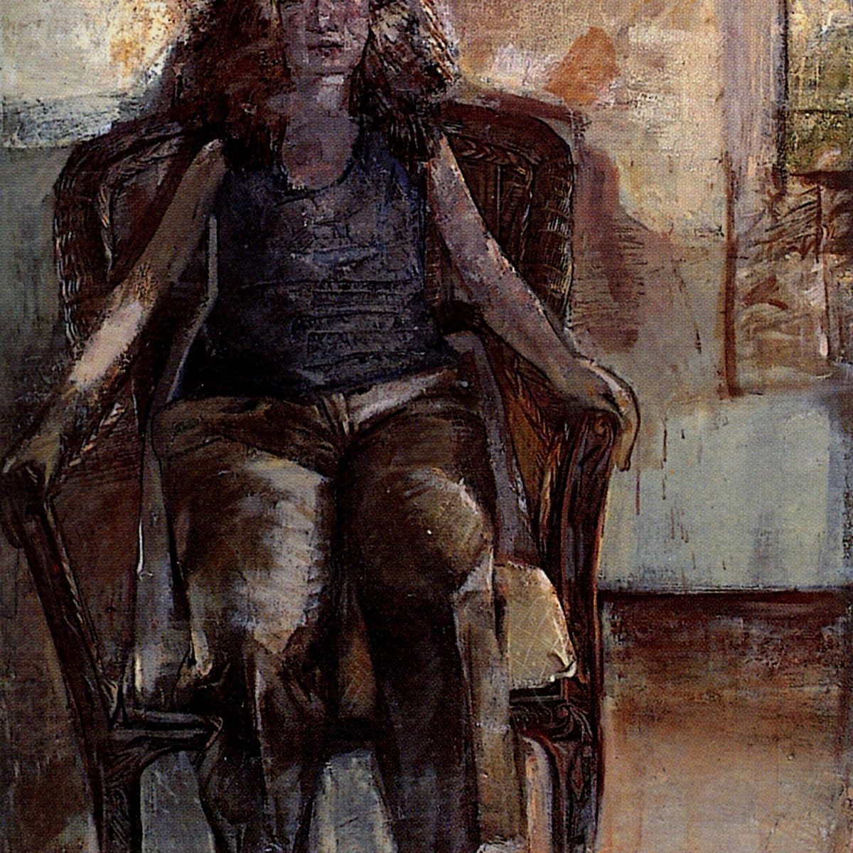 PORTRAIT Oil on canvas 150x100 1994 by Nikos Stratakis