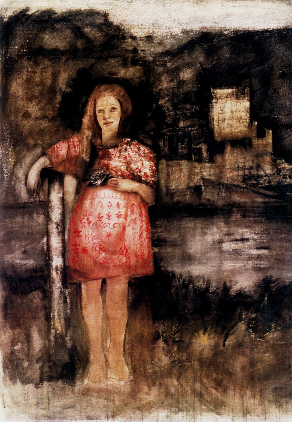 PREGNANCY Watercolor 80x110 1992 by Nikos Stratakis