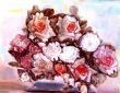 ROSES Oil on canvas 50X70 2005 by Nikos Stratakis