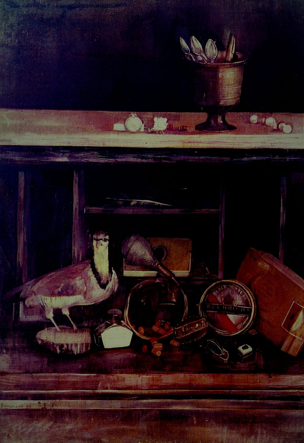STILL LIFE Oil on canvas 70X80 1999 by Nikos Stratakis